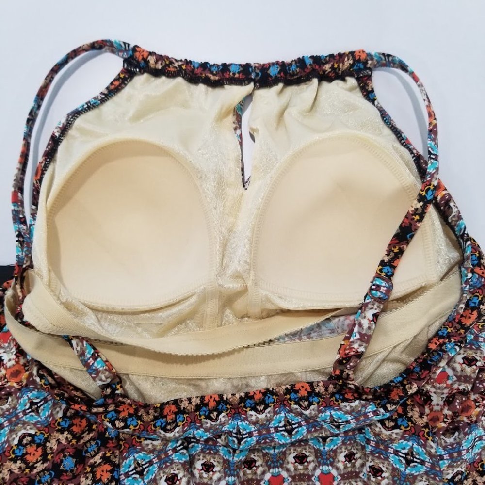 Miraclesuit Nefertiti Keyhole Tankini Top Size 8 - Picture 8 of 10